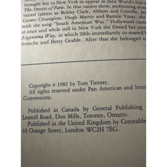 Tom Tierney Carmen Miranda Paper Dolls In Full Color 1982 Dover Books uncut - Picture 2 of 7